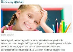Bild Bildungspaket
